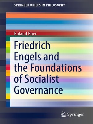 cover image of Friedrich Engels and the Foundations of Socialist Governance